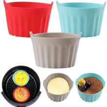 Moule en silicone - Lot de 3 - Résistant à la chaleur - Compatible lave-vaisselle - Multifonctionnel