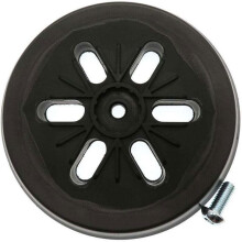 Plateau de ponçage 150 mm - Pour ponceuses orbitales aléatoires Bosch GEX 150 AC, PEX 15 AE et GEX 150 Turbo - 150 mm avec vis Poweka