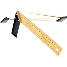 3-piece Carpenter's Square Set, 250-350mm, 90 Stop Angle, Joiner's Square, Marking Angle