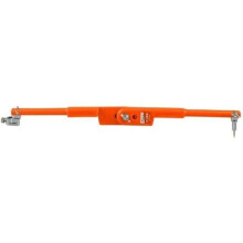 Compas en bois professionnel - MICH - Lot de 2 - 450 mm - 750 mm - Porte-mine et ailettes - Diamètre max. 75 cm - Orange
