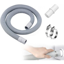 Tuyau d'évacuation des eaux usées, tuyau de vidange universel, rallonge de 1,5 m pour lave-linge et lave-vaisselle
