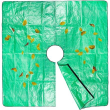 Landscape tarpaulin with 30.5 cm holes and four corners with angle loops for easy attachment around shrubs and