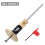 Marking gauge, with wheel for soft and hard woods, safety lock, micro-adjustment function (black) 1