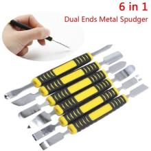 Double-Ended Metal Spudger 6-Piece Hand Tool Set for Tablet and Mobile Phone Pleasure Opening Repair Tool 263