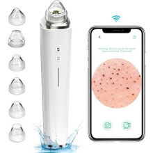 SPECOOL Blackhead Vacuum with Button Camera and 6 Suction Heads
