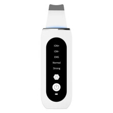 Facial Cleansing Device, Pore Cleaner, Skin Spatula with 5 Modes, Ultrasonic Vibration Peeling