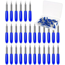 30 lames de rechange à 60 pour machines de découpe vinyle (bleues)