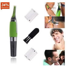 Rasoio elettrico da uomo, unisex, rifinitore per naso e orecchie, rifinitore Micro Touch con LED