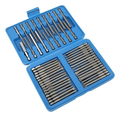 Screwdriver Bit Set - DILWE - 50 Pieces - High-Strength CR-V - Portable Case - Easy Access