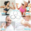 Bandeau métallique - Lot de 3 - Antidérapant - Élastique - Durable 2