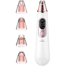 Blackhead Vacuum, Comedone Extractor, Rechargeable Pore Cleaner, Facial Beauty Device with LED Screen