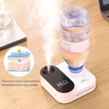 Mini humidificateur en forme d'appareil photo, portable USB, haute puissance de brumisation, pour le bureau, humidificateur pour bouteille