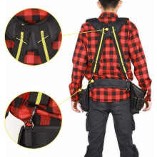 Ceinture porte-outils - GRANDE TAILLE - Sangles réglables - Multicolore - Tissu synthétique - Professionnelle