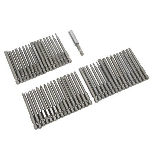 Screwdriver Bit Set - DILWE - 50 Pieces - High-Strength CR-V - Portable Case - Easy Access 2