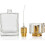 50ml Refillable Luxury Clear Glass Atomizer Spray Bottle Empty Perfume Bottle 1