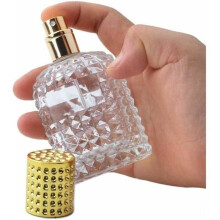 Vaporisateur - YYV - Vaporisateur en verre - 50 ml - Rechargeable - Entonnoir doré