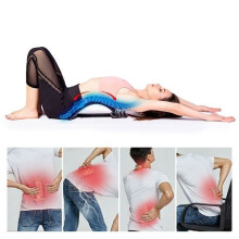 Inphysio Back Massager - Lumbar Stretching Device for Yoga - Back and Spine Massager - Posture Corrector - 3 Adjustable Levels