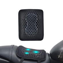 Coussin de selle - Gel - Moto - Structure alvéolée 3D - Respirant - Confort optimal