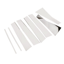 Car Window Center Pillar Cover Trim for CRV CR-V 2017-2019 Stainless Steel Windows Post Strips