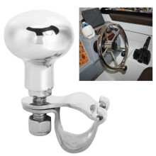 Dioche steering wheel ball, 316 stainless steel steering wheel knob, auxiliary boosters, ball handle boat accessory