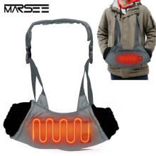 MARSEE Chauffe-mains d'hiver - Chauffe-mains électrique rechargeable en peluche avec moufles et manches chaudes alimentées par USB