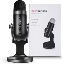 Professional USB Microphone for Recording, Podcasting, Gaming, Voice-Overs, and More, Multiple Polar Patterns, Plug 'n Play on PC