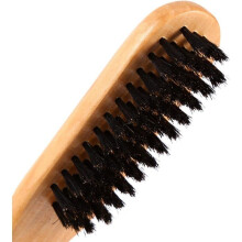 Brosse peigne professionnelle pour coiffure, double brosse en bois pour cheveux lisses, convient aux hommes et aux femmes