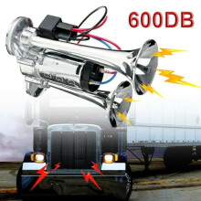 Double Trumpet Super Loud 600dB 12V, Electric Horn for Car, Truck, Boat, Train, Speaker
