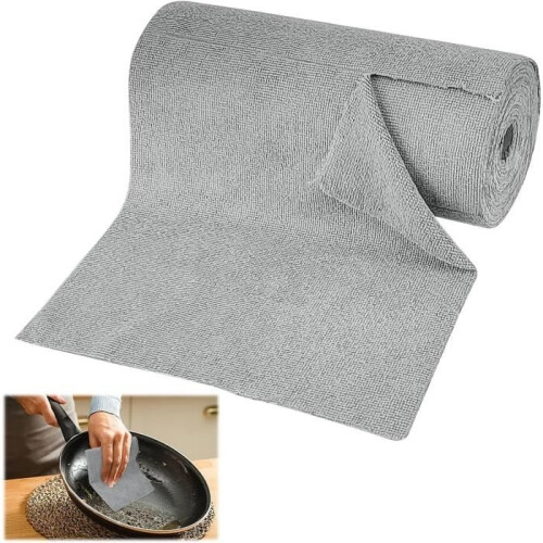 50 Pieces per Roll Microfiber Cloth, 30*30CM Magic Cloth, Microfiber for Cutlery, Microfiber Cleaning Cloth Roll