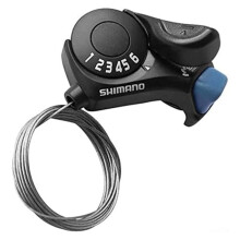 Dérailleur VTT 6 vitesses - X-TOUT - TX30-6 - Manette de vitesses pour VTT - Alliage d'aluminium
