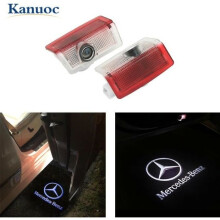 Lot de 2 projecteurs d'ombre à LED pour logo de portière de voiture Mercedes-Benz W166 W212 W213 W176 W177 V177 W246 W247 W20