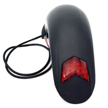 Rear Mudguard for Kugoo Kirin M4 and M4 Pro Electric Scooters - Black - Replacement Accessory