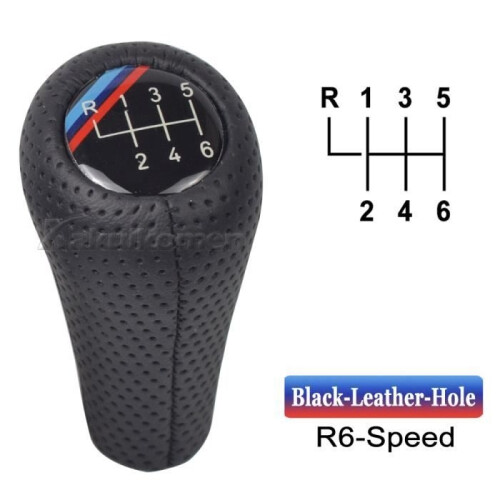 Pommeau de levier de vitesses Black Hole à 6 rapports pour BMW E46 E53 E60 E61 E63 E65 E81 E82 E83 E87 E90 E9