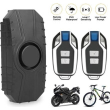 Alarme antivol sans fil pour vélo et trottinette - Marque MIOLOE - Noir