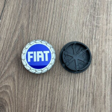 Jeu de 4 enjoliveurs centraux de roue de rechange pour 50 mm FIAT bleus
