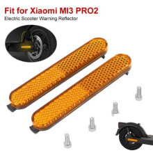 Rear side protection covers - Set of 2 - rear wheel - for scooter - Xiaomi MI3 PRO2 - yellow