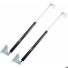 Universal gas springs - PZCC - 445N - 500 mm - Black - Pack of 2 - Easy installation - Temperature -25C to 70C