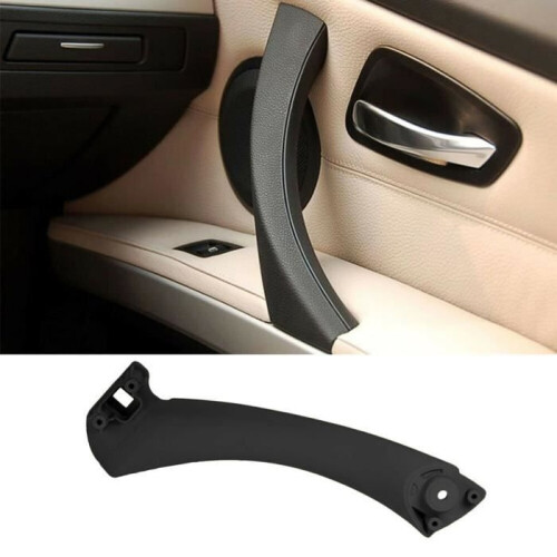poignée de porte intérieure droite + cache pour E90/E91 (noir)