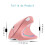 Wireless Vertical Mouse, Wireless Vertical Mouse for Laptop, 6-Button Wireless Mouse, Wireless Mouse (Pink) 4