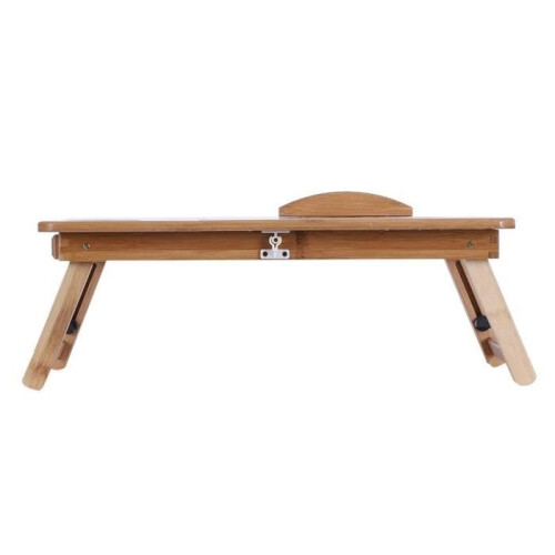 Support pour ordinateur portable réglable Akozon, plateau de table réglable avec base en bambou 1