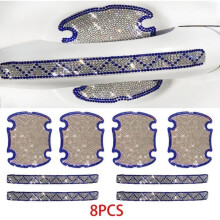 Protection de portière de voiture, film protecteur pour poignée de voiture encastrée, cache-poignée de voiture en strass