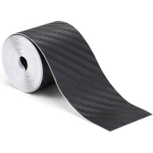 Film adhésif en fibre de carbone, 3 cm 300 cm, film anti-rayures en fibre de carbone, film décoratif pour voiture à faire soi-même