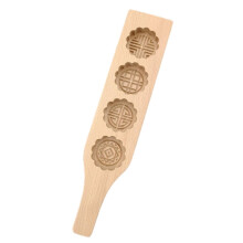 (E) Wooden Pastry Biscuits Mould Non-Sticky Easy Demold Baking Mold For Biscuits