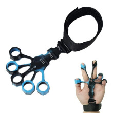 Adult silicone finger trainer, five-finger design, elastic band, muscle training equipment