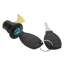 Garosa Rear Storage Trunk Lock, Scooter Fitting Tail Lock Plastic for Electric Motorcycles