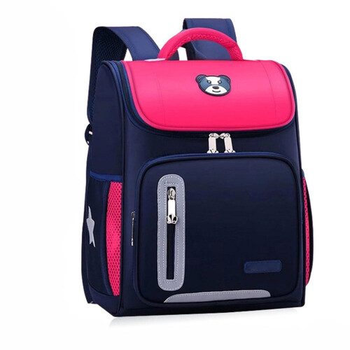 (Large Size, Rose Red) Cute Backpack Large Capacity Light Weight School Bag for School