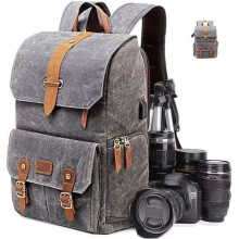 Sac à dos pour appareil photo reflex numérique, étanche et portable, idéal pour les voyages et compatible avec les appareils Canon,