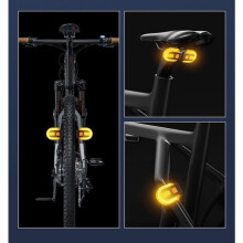 Éclairage de vélo, feu arrière clignotant rechargeable par USB, éclairage pour la conduite de nuit