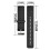 Replacement silicone strap, black band for Polar Vantage M 3