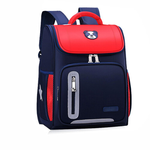 (Medium, Bright Red) Cute Backpack Large Capacity Light Weight School Bag for School